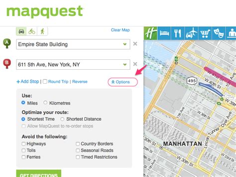 directions from mapquest|mapquest directions from current location.